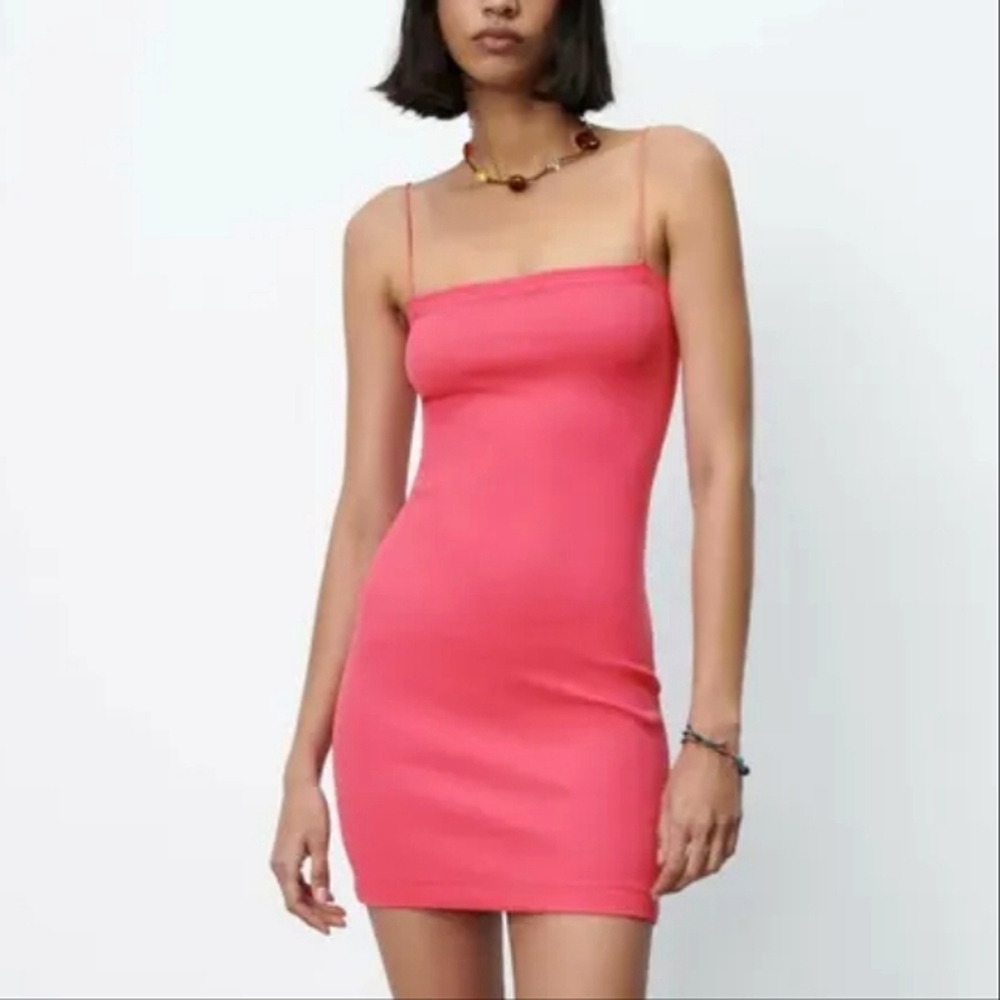 NWOT | Zara Ribbed Mini Tube Dress | US L